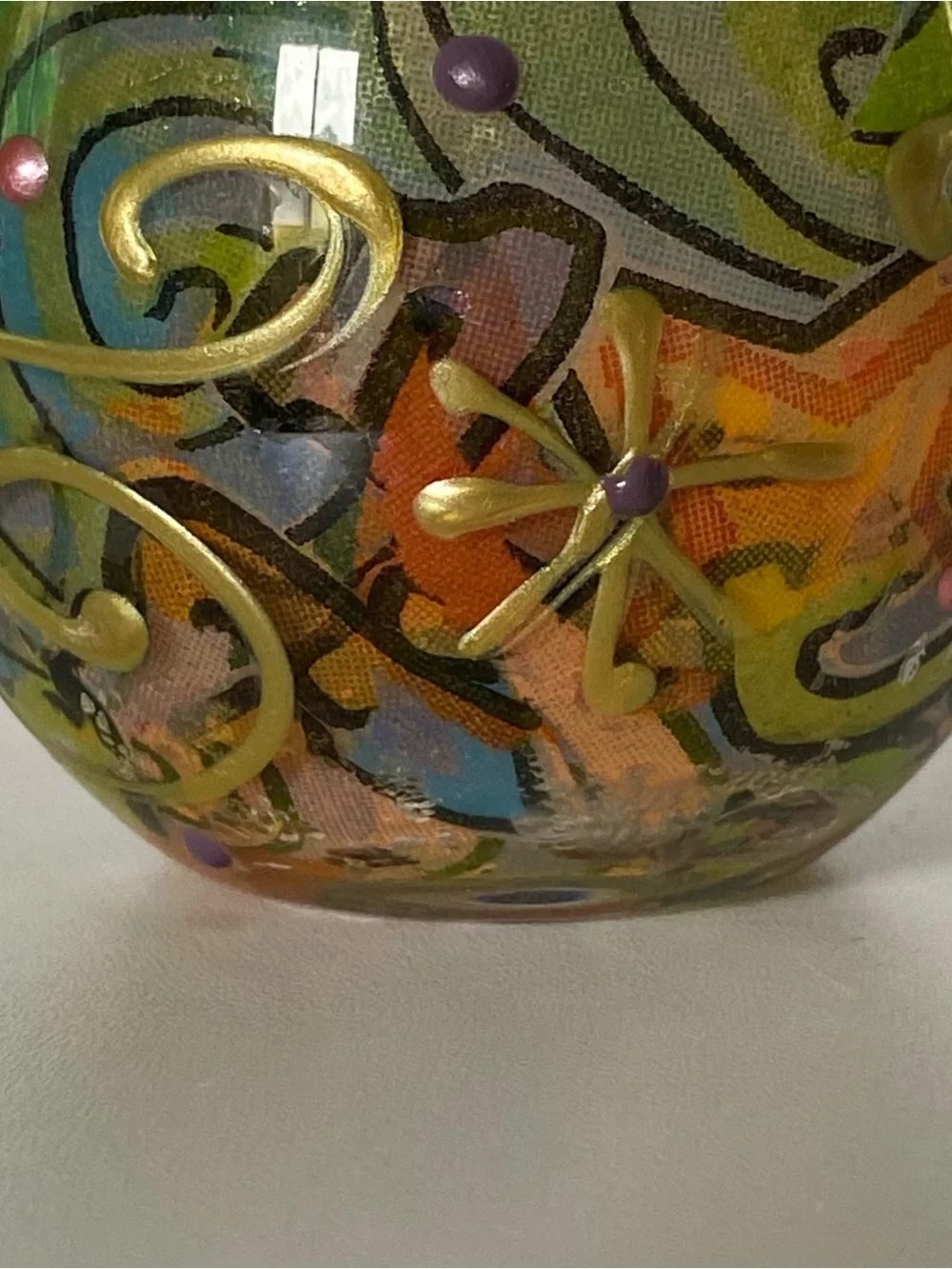 Handmade boho glass